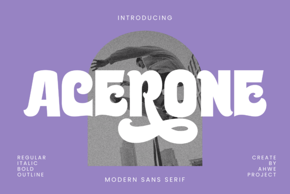 Acerone: Elevating Editorial Design with Playful Sans-Serif Typography