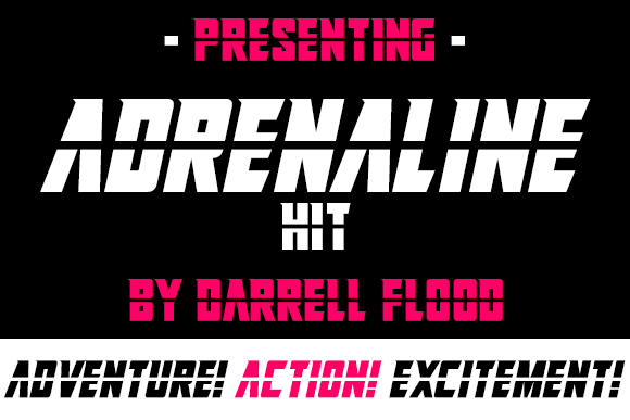 Adrenaline Hit: The Dynamic Typeface for Bold Brand Identity