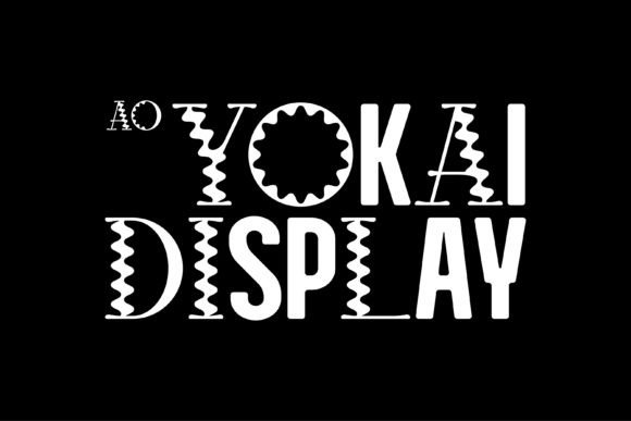Ao Yokai: A Unique Display Typeface for Handmade Branding