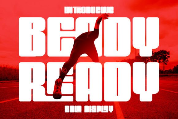 Beady Ready: A Bold Display Font for Modern Editorial Design