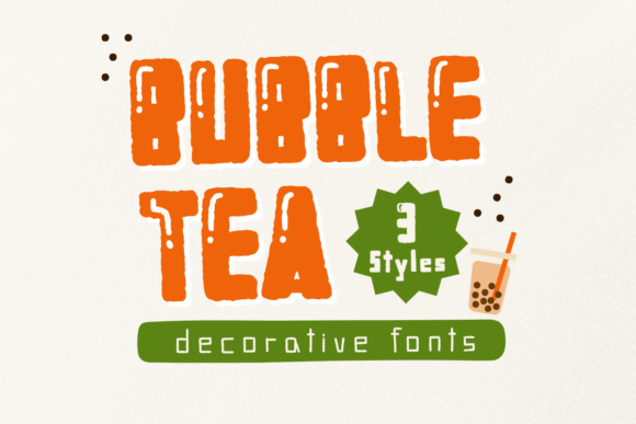 Bubble Tea: The Playful Display Font for Memorable Branding