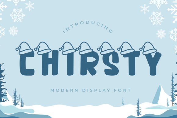 Chirsty: The Playful Display Font for Handmade Labels and Stickers