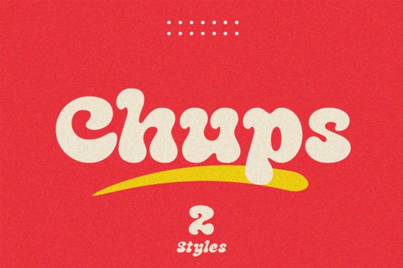 Chups Typeface: Elevate Your Social Media Visuals