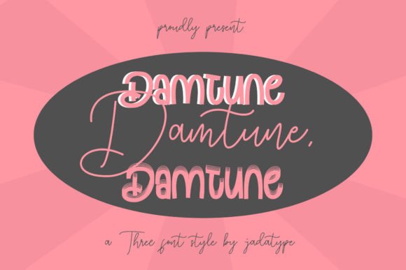 Damtune Trio: A Fun and Casual Font for Modern Brand Identity