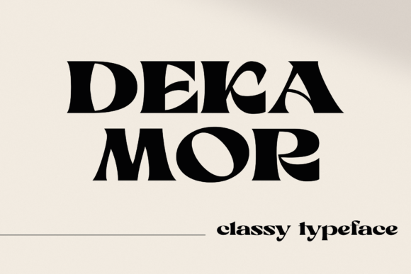 Dekamor Typeface Review: A Classy Modern Font for Bold Branding