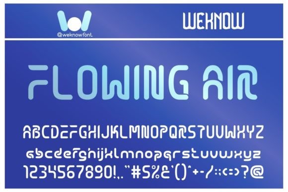 Flowing Air: The Display Typeface That Elevates Small Business Branding