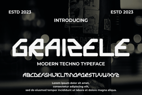 Graizel: The Bold Display Typeface for High-Impact Campaigns