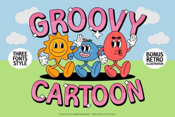 Groovy Cartoon: The Creative Font for Bold Brand Identity