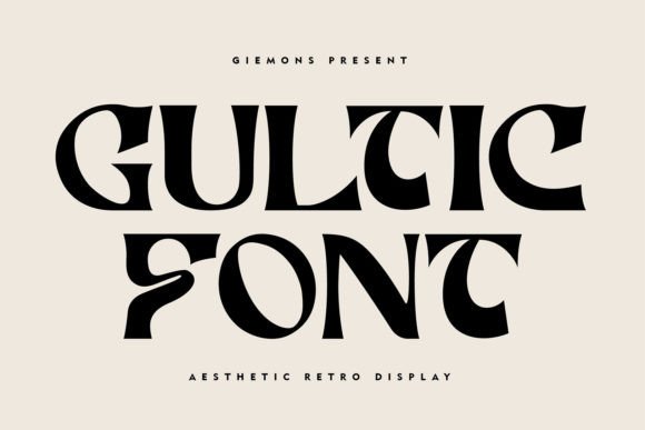 Gultic: A Modern Display Typeface for Editorial Design
