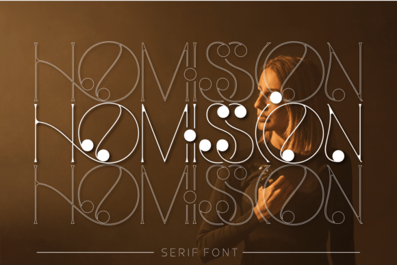 Homission: A Bold Display Typeface for Playful Brand Identities