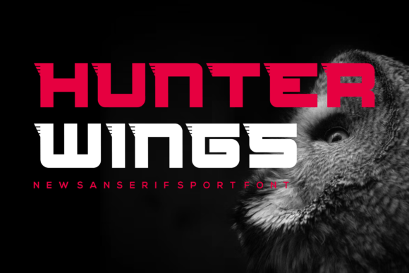 Hunterwings: The Bold Display Typeface for Handmade Branding