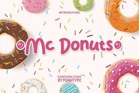 Mc Donuts: A Playful Display Typeface for Modern Web Design