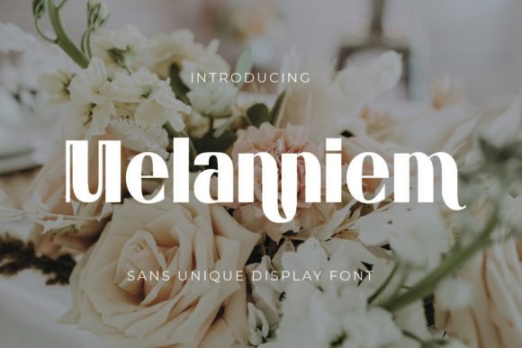 Melanniem: A Bold Display Typeface for Modern Brand Identity