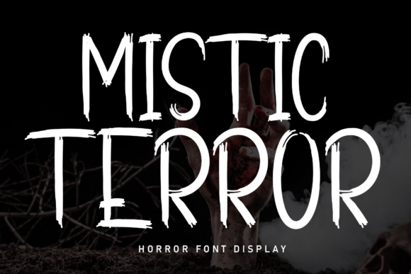 Mistic Terror: A Display Font for Horror-Themed Editorial Design