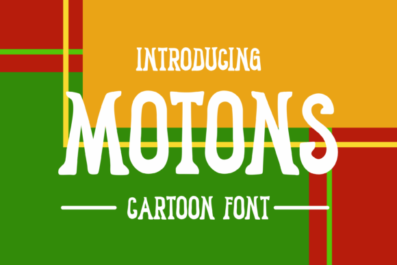 Motons: A Classic Display Typeface for Polished Brand Identity
