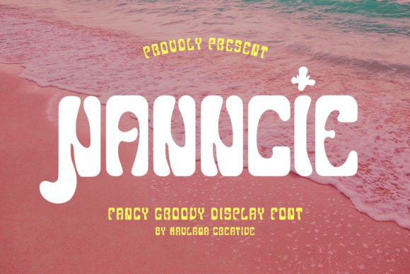 Nanncie: A Groovy Display Font for Modern Editorial Design