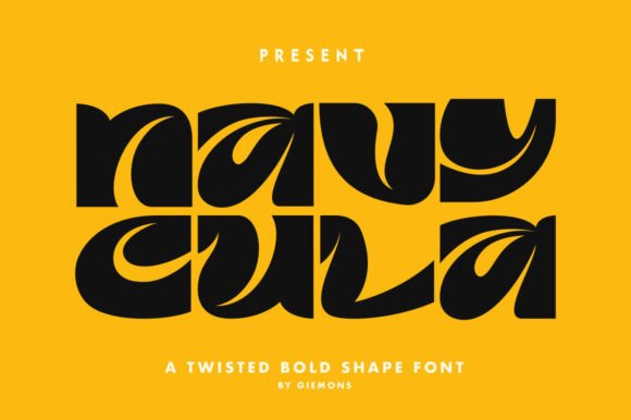 Navycula: A Bold Display Typeface for Handmade Branding
