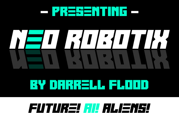 Neo Robotix: The Futuristic Typeface for Bold Brand Identity