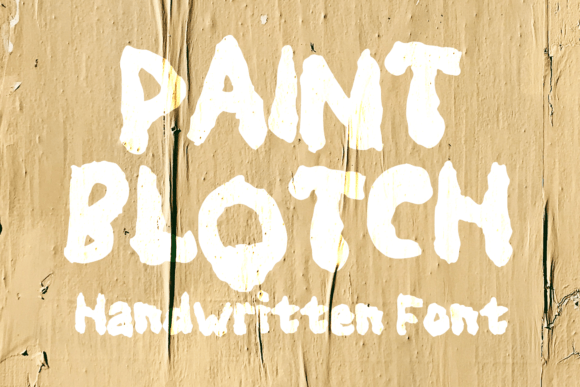Paint Blotch: A Creative Display Font for Scroll-Stopping Social Graphics
