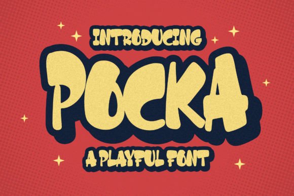 Pocka: The Bold Display Typeface for Playful Editorial Design