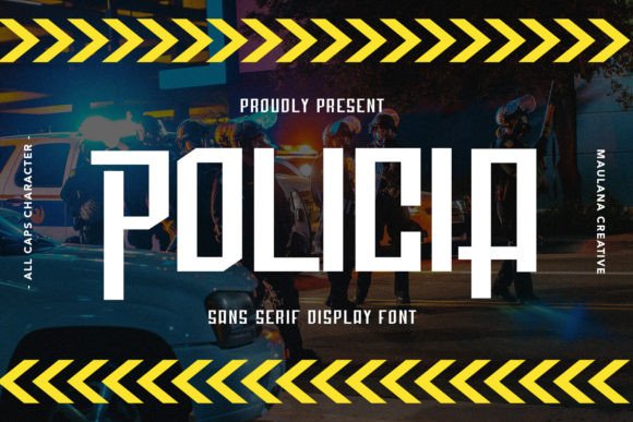 Policia Typeface: Elevating Handmade Brand Identity and Display Design