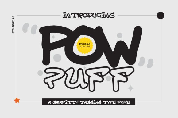 Powpuff: The Bold Display Typeface for Scroll-Stopping Social Media Graphics