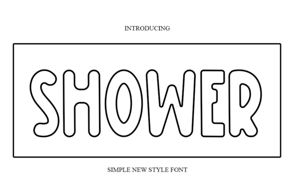 Shower Display Font: Elevating Small Business Brand Identity