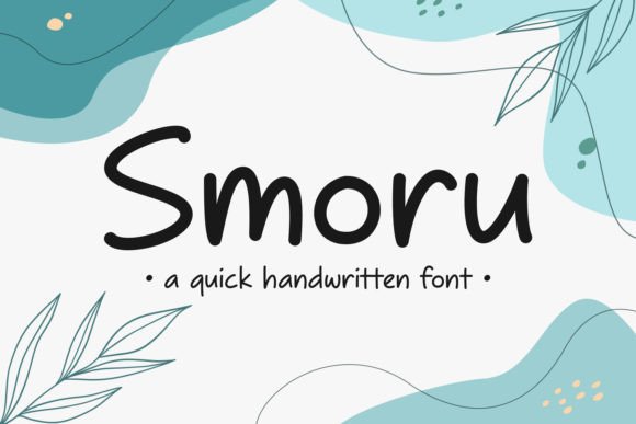 Smoru: The Handwritten Display Font for Crafters and Sellers