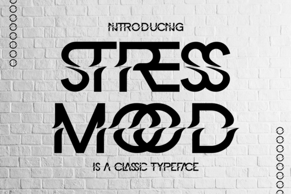 Stress Mood: A Dynamic Display Font for Bold Brand Identity