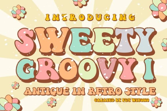 Sweety Groovy: A Retro Display Font for Modern Web Design
