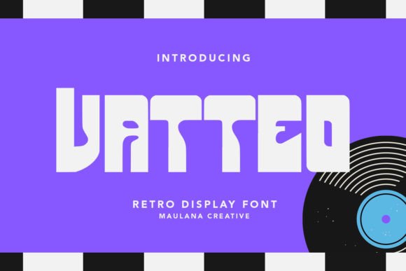 Vatteo: The Retro Display Font for Bold Campaign Visuals
