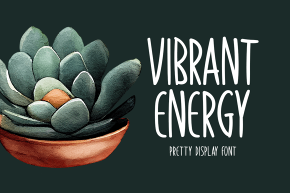 Vibrant Energy: The Display Typeface That Transforms Small Business Branding